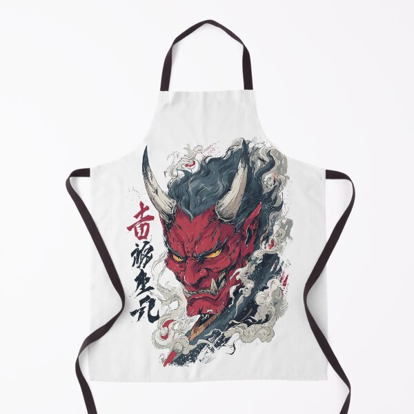 Item preview, Fearsome Japanese Oni Demon Art designed and sold by bapupa.