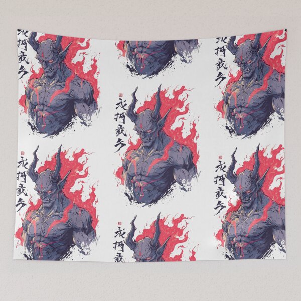 Item preview, Japanese Oni Demon Art designed and sold by bapupa.