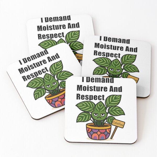 Item preview, Calathea – I Demand Moisture and Respect - Funny Plant Character designed and sold by EdgyEdgeArt.