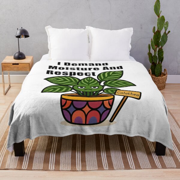 Item preview, Calathea – I Demand Moisture and Respect - Funny Plant Character designed and sold by EdgyEdgeArt.