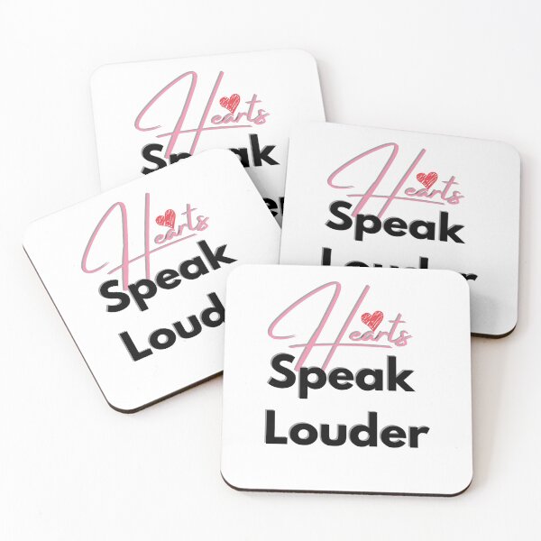 Item preview, Hearts Speak Louder designed and sold by KalthumMama.