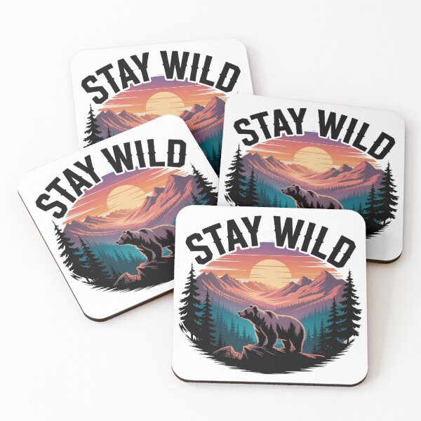 Item preview, Stay Wild Bear designed and sold by NicolasGlowArt.