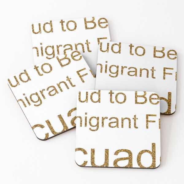 Item preview, PROUD TO BE AN IMMIGRANT FROM ECUADOR SEQUIN designed and sold by TheIconSmith.