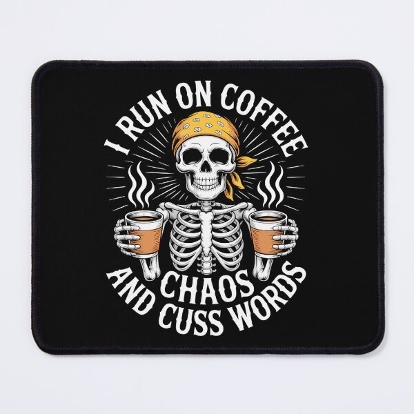 Item preview, Coffee Lovers Caffeine Skeleton Drinking Joke designed and sold by Sea4Adventures.