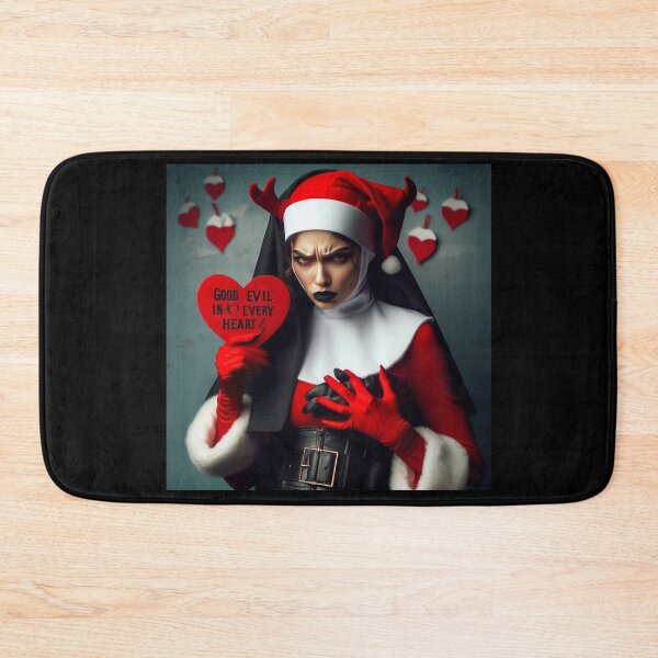 Item preview, Dark Nun Santa Rebel Heart designed and sold by Voodoo Store Paranormal Collections.