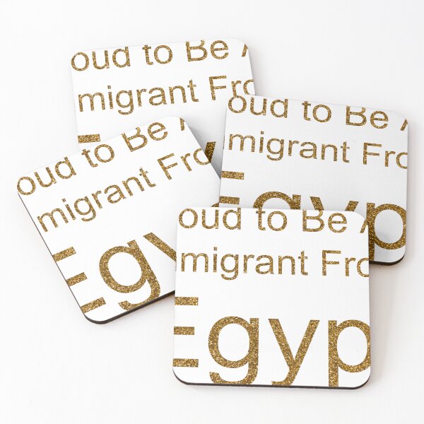Item preview, PROUD TO BE AN IMMIGRANT FROM EGYPT SEQUIN designed and sold by TheIconSmith.