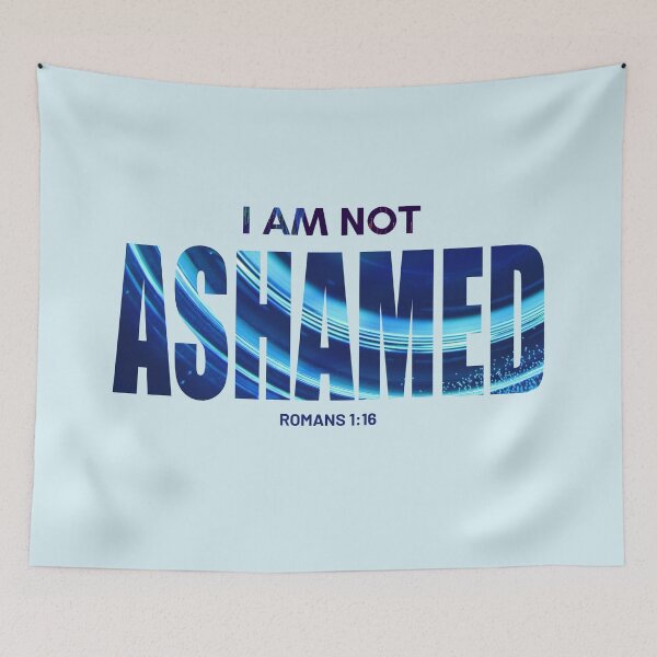 Item preview, I Am Not Ashamed Inspired by Romans 1:16 | Bible Verse | Inspirational designed and sold by JirehKollezion.