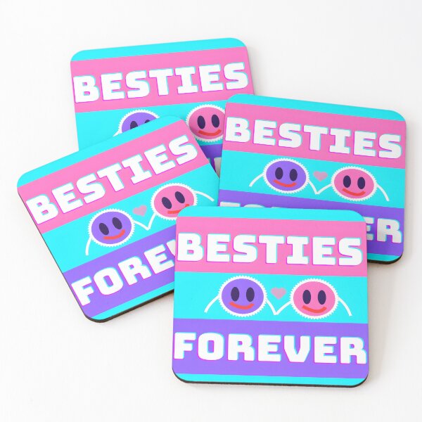 Item preview, Vibrant Retro "Besties Forever" Graphic designed and sold by HopeAndHustle.