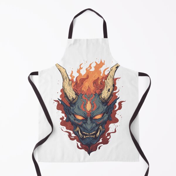 Item preview, Fierce Japanese Oni Mask designed and sold by bapupa.