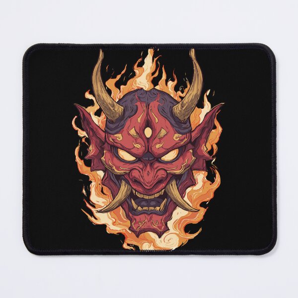Item preview, Terrifying Japanese Oni Mask designed and sold by bapupa.