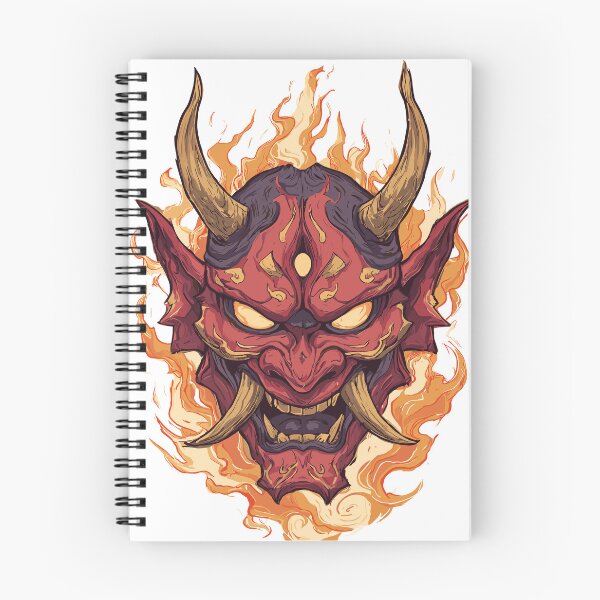 Item preview, Terrifying Japanese Oni Mask designed and sold by bapupa.