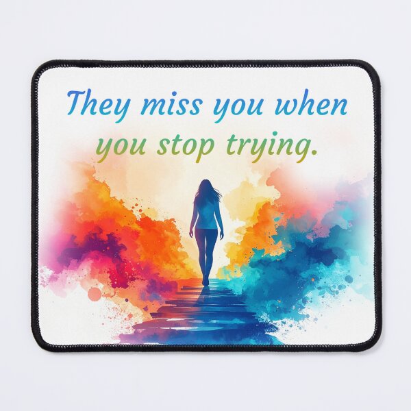 Item preview, They Miss You When You Stop Trying – Sad Emotional Quote T-Shirt designed and sold by TeeTantra.