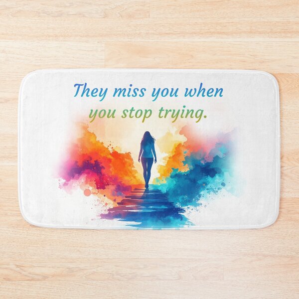 Item preview, Te extrañan cuando dejas de intentarlo – Camiseta con frase triste y emotiva designed and sold by TeeTantra.