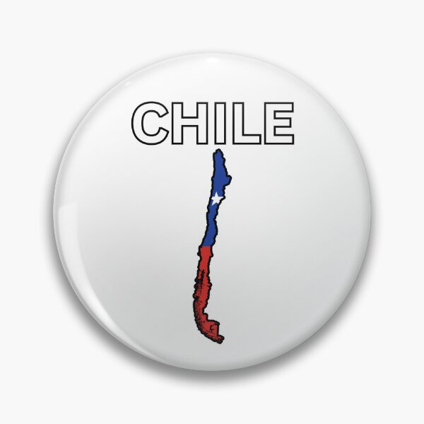 Item preview, Chile flag map designed and sold by atomstartup.