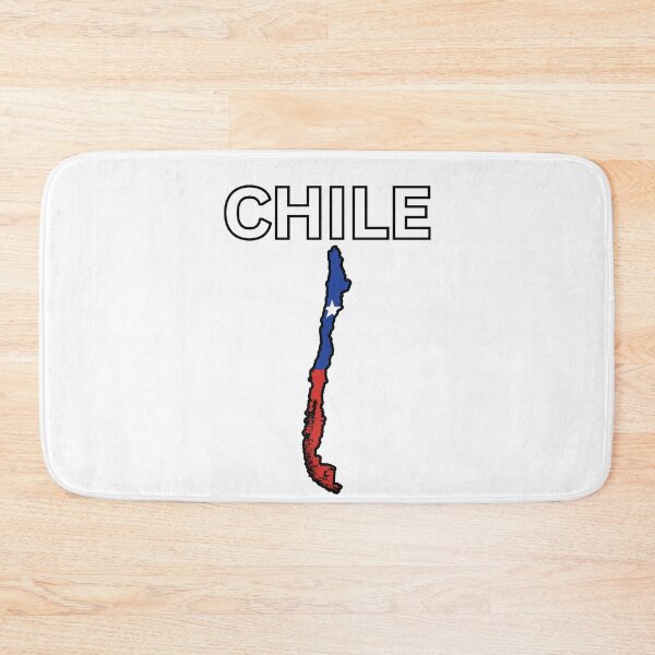 Item preview, Chile flag map designed and sold by atomstartup.