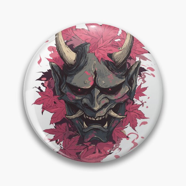 Item preview, Demonic Japanese Oni Mask designed and sold by bapupa.