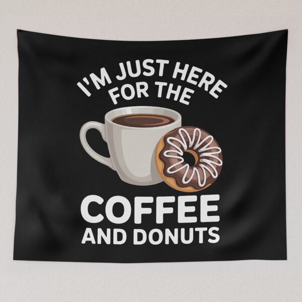 Item preview, Coffee Lovers Funny Donut Humor designed and sold by Sea4Adventures.