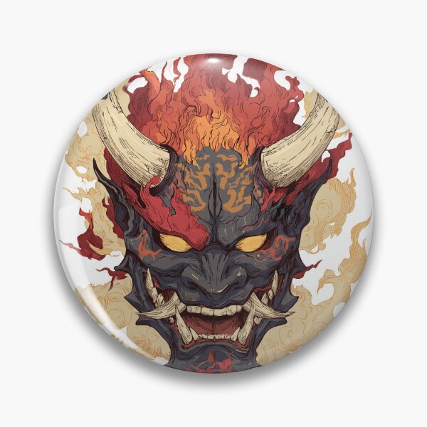 Item preview, Traditional Japanese Oni Mask designed and sold by bapupa.