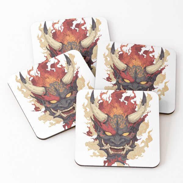 Item preview, Traditional Japanese Oni Mask designed and sold by bapupa.