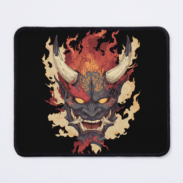 Item preview, Traditional Japanese Oni Mask designed and sold by bapupa.