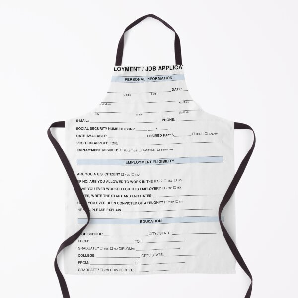 Item preview, halloween costume job application designed and sold by InMyMentalEra.