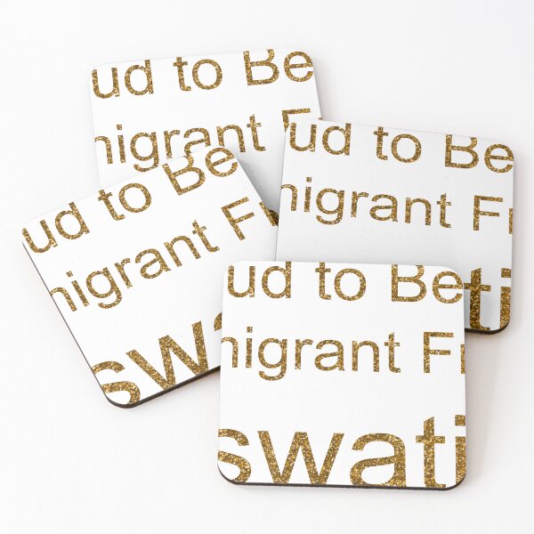 Item preview, PROUD TO BE AN IMMIGRANT FROM ESWATINI SEQUIN designed and sold by TheIconSmith.