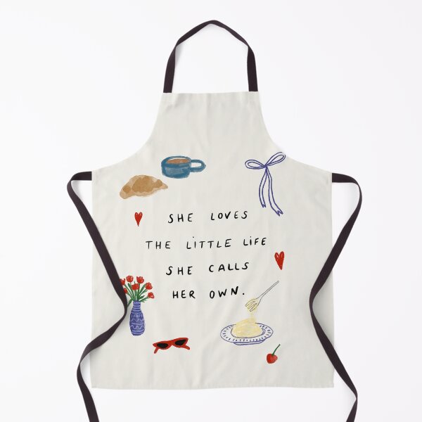 Item preview, She Loves the Little Life She Calls Her Own – Hand Lettered Quote designed and sold by moonna designs.