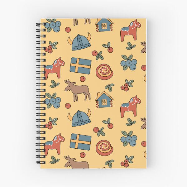 Item preview, Swedish Folk Style Icons Illustrations of Sweden designed and sold by Studio Pico.