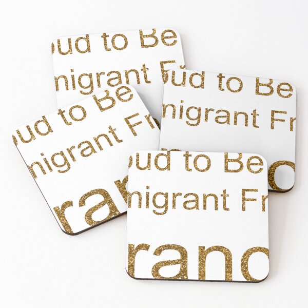Item preview, PROUD TO BE AN IMMIGRANT FROM FRANCE SEQUIN designed and sold by TheIconSmith.