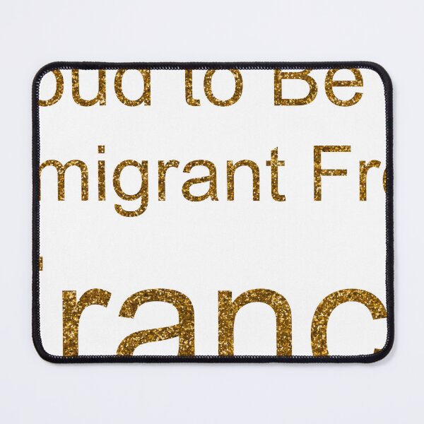 Item preview, PROUD TO BE AN IMMIGRANT FROM FRANCE SEQUIN designed and sold by TheIconSmith.