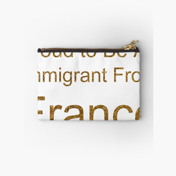 Item preview, PROUD TO BE AN IMMIGRANT FROM FRANCE SEQUIN designed and sold by TheIconSmith.