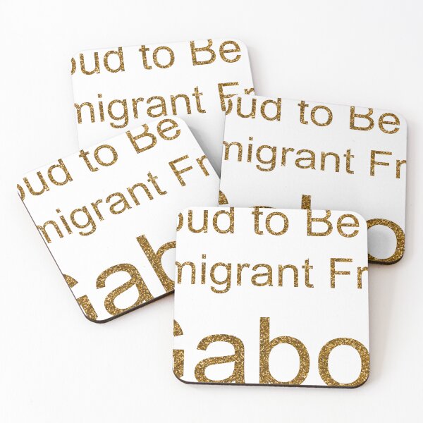 Item preview, PROUD TO BE AN IMMIGRANT FROM GABON SEQUIN designed and sold by TheIconSmith.
