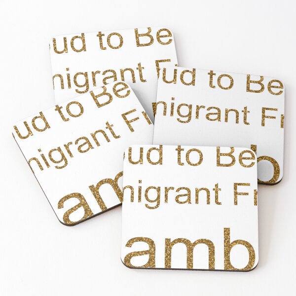 Item preview, PROUD TO BE AN IMMIGRANT FROM GAMBIA SEQUIN designed and sold by TheIconSmith.