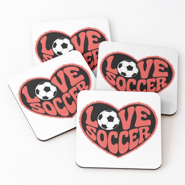 Item preview, Love Soccer – Retro Heart-Shaped Typography Design designed and sold by AFernandesDSG.