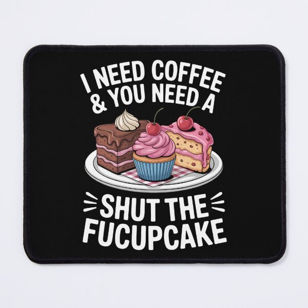 Item preview, Coffee Lovers Sayings Joke Fucupcake Cupcake designed and sold by Sea4Adventures.