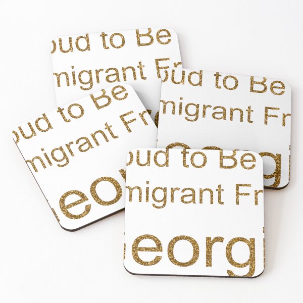 Item preview, PROUD TO BE AN IMMIGRANT FROM GEORGIA SEQUIN designed and sold by TheIconSmith.