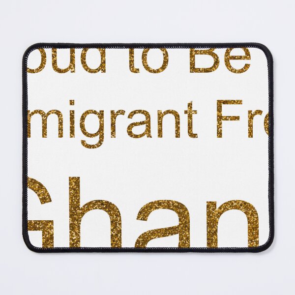 Item preview, PROUD TO BE AN IMMIGRANT FROM GHANA SEQUIN designed and sold by TheIconSmith.