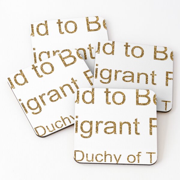 Item preview, PROUD TO BE AN IMMIGRANT FROM GRAND DUCHY OF TUSCANY SEQUIN designed and sold by TheIconSmith.