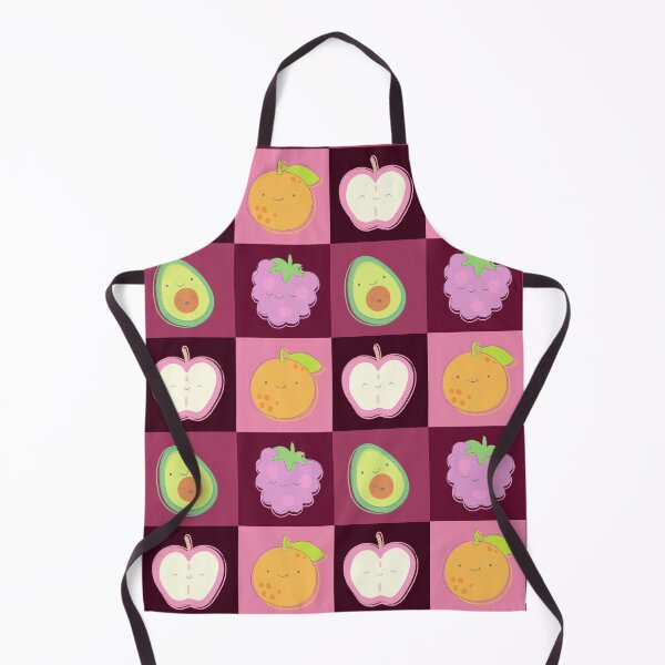 Item preview, Kawaii Fruit Friends – Apple, Orange, Avocado & Grapes designed and sold by JirehKollezion.