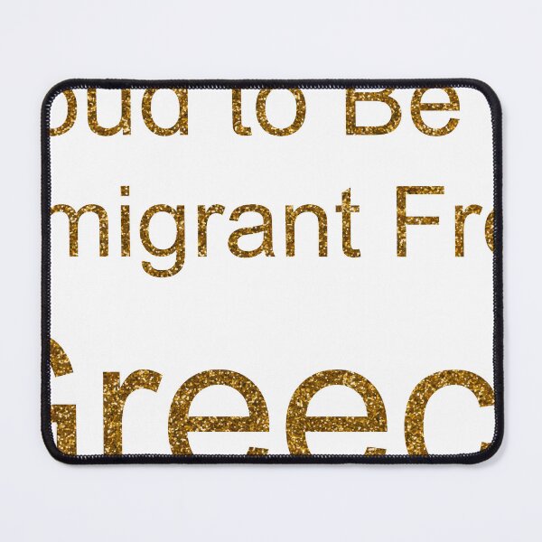 Item preview, PROUD TO BE AN IMMIGRANT FROM GREECE SEQUIN designed and sold by TheIconSmith.