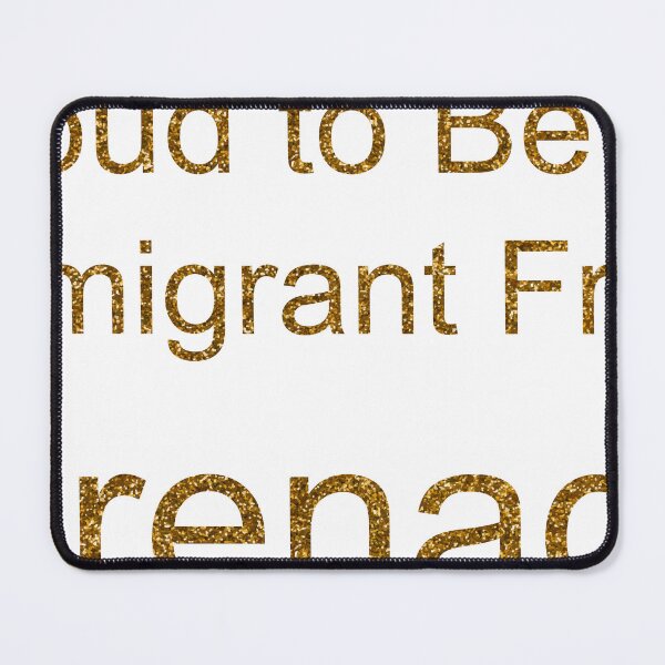 Item preview, PROUD TO BE AN IMMIGRANT FROM GRENADA SEQUIN designed and sold by TheIconSmith.