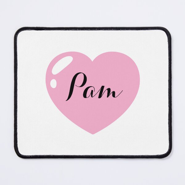 Item preview, Pam Name with pink Heart designed and sold by Monika Howarth.