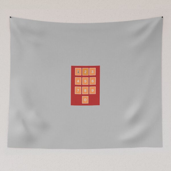 Item preview, ORANGE COLOUR KEYPAD STICKER designed and sold by Orange Cart.
