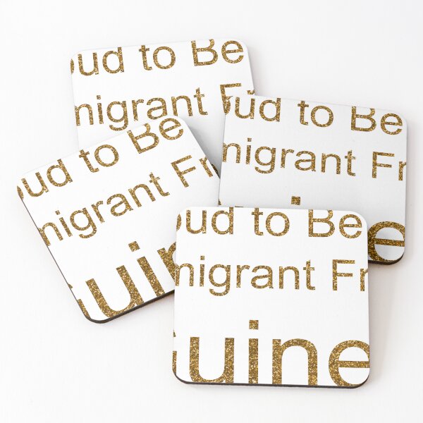 Item preview, PROUD TO BE AN IMMIGRANT FROM GUINEA SEQUIN designed and sold by TheIconSmith.