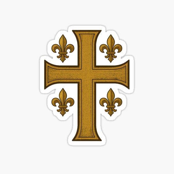 Aperçu de l'œuvre Croix et Lys créée et vendue par TradiVeritas.
