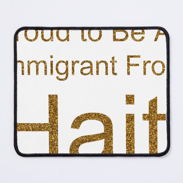 Item preview, PROUD TO BE AN IMMIGRANT FROM HAITI SEQUIN designed and sold by TheIconSmith.