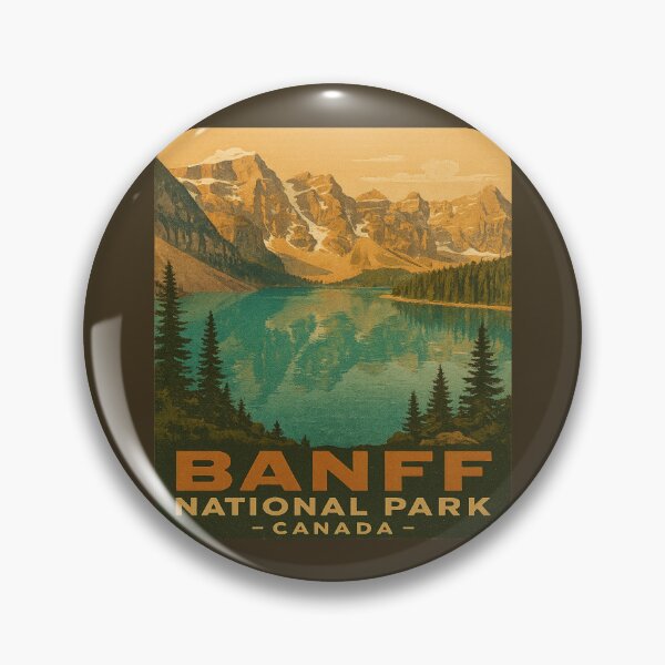 Item preview, Banff Majesty – A Vintage Tribute to the Canadian Rockies designed and sold by Globalcitytees.