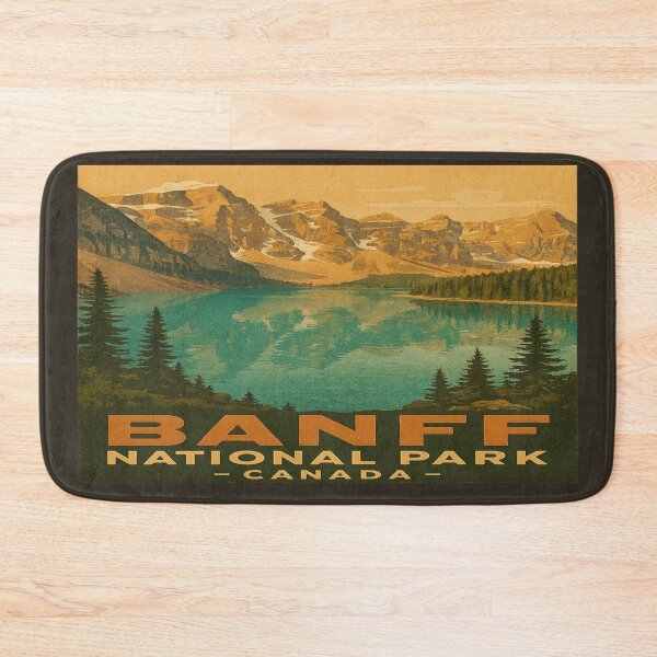 Item preview, Banff Majesty – A Vintage Tribute to the Canadian Rockies designed and sold by Globalcitytees.