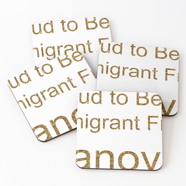 Item preview, PROUD TO BE AN IMMIGRANT FROM HANOVER SEQUIN designed and sold by TheIconSmith.