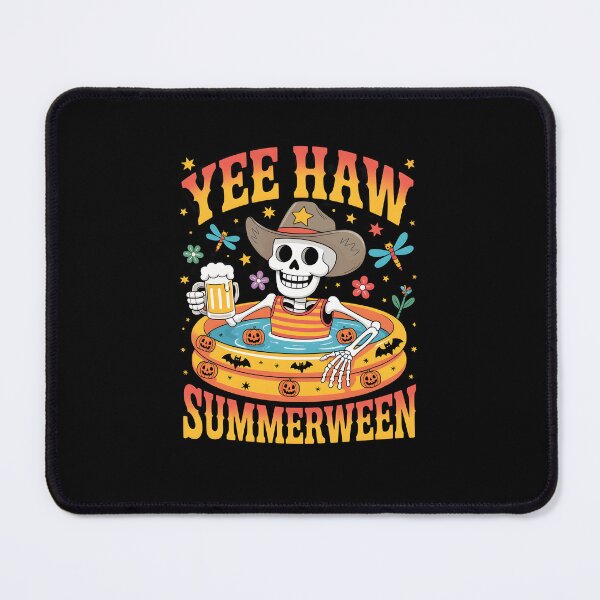 Item preview, Yee Haw Summerween Cowboy Skeleton Western Halloween Funny designed and sold by MissRasheedHam.
